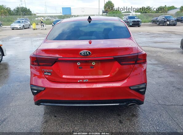 3KPF24AD9KE034459 2019 KIA FORTE Red 