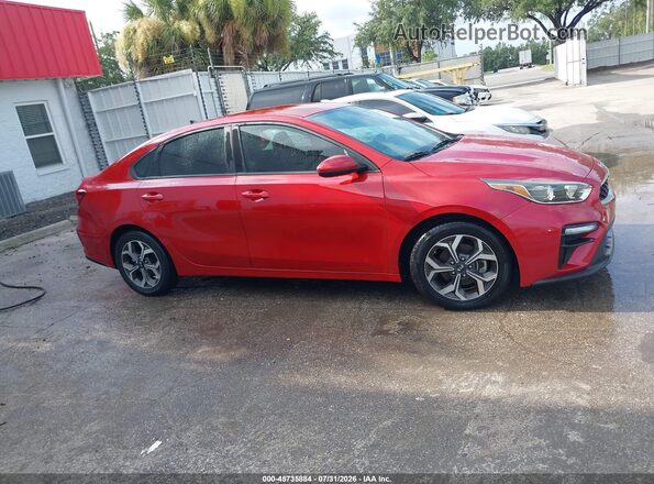 3KPF24AD9KE034459 2019 KIA FORTE Red Սալոնի հետևի տեսք