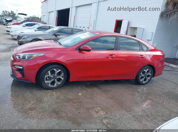 3KPF24AD9KE034459 2019 KIA FORTE Red Սալոնի 360 աստիճան տեսք