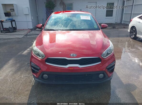 3KPF24AD9KE034459 2019 KIA FORTE Red Սարքավորումների վահանակի տեսք