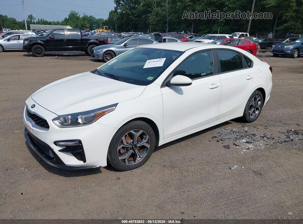 3KPF24AD9KE087419 2019 KIA FORTE White Przód lewy