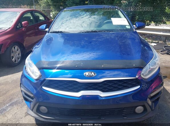 3KPF24AD9KE118930 2019 KIA FORTE Blue Widok wnętrza z tyłu