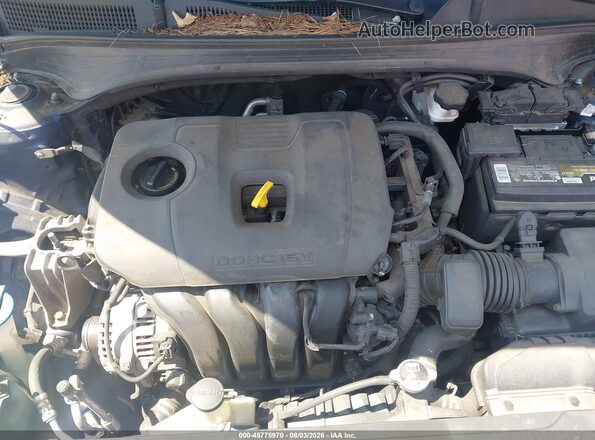 3KPF24AD9KE118930 2019 KIA FORTE Blue Widok z tyłu