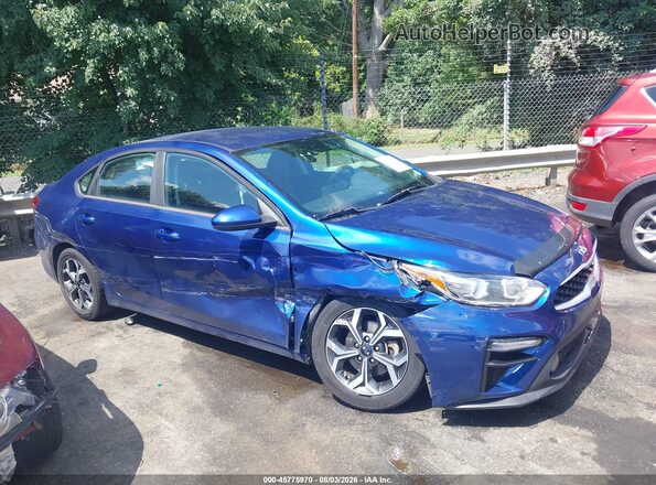 3KPF24AD9KE118930 2019 KIA FORTE Blue Widok wnętrza 360 stopni