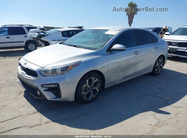 3KPF24AD9LE175386 2020 KIA FORTE Silver Առջևի ձախ երեք քառորդ տեսարան