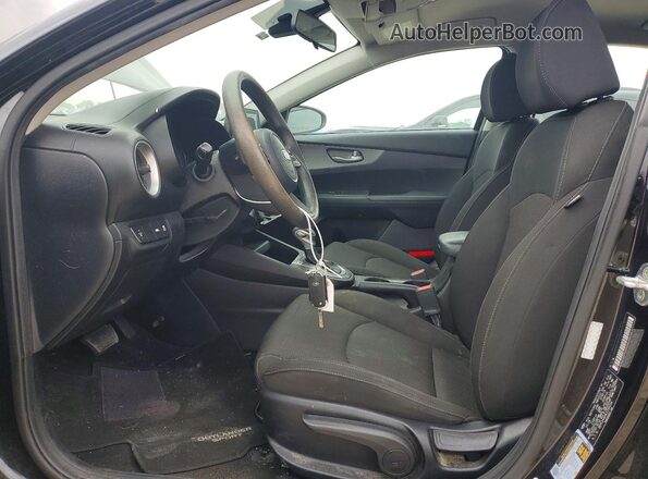 3KPF24AD9LE196254 2020 KIA FORTE Black Вид салону спереду