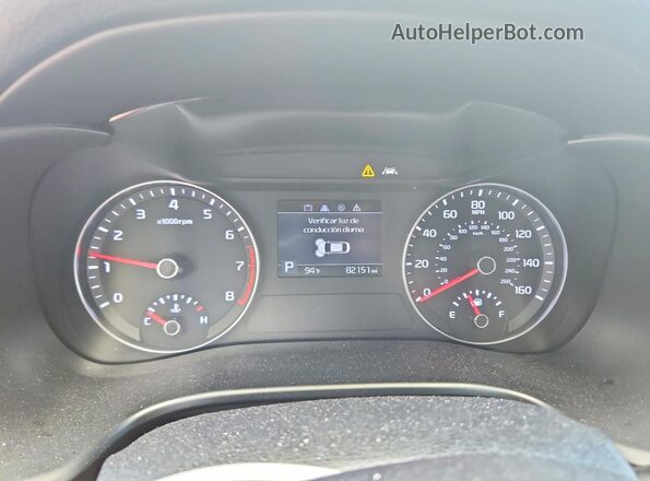 3KPF24AD9LE212601 2020 KIA FORTE White Սարքավորումների վահանակի տեսք