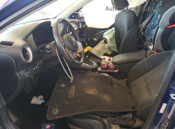 3KPF24AD9LE252497 2020 KIA FORTE Blue Вид салону спереду