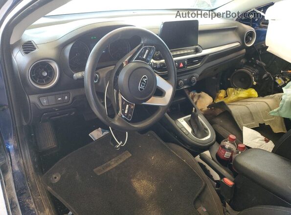 3KPF24AD9LE252497 2020 KIA FORTE Blue Вид панелі приладів