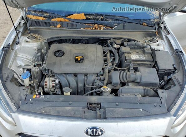 3KPF24AD9LE255092 2020 KIA FORTE Серебряный Вид задней части салона