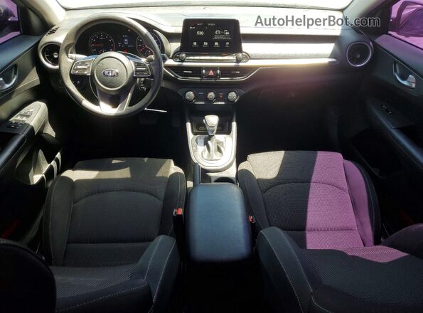 3KPF24AD9LE256372 2020 KIA FORTE Угольный Вид панели приборов