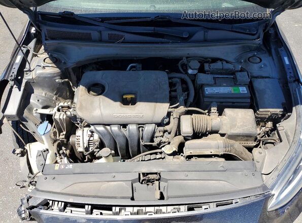 3KPF24AD9LE256372 2020 KIA FORTE Угольный Вид задней части салона