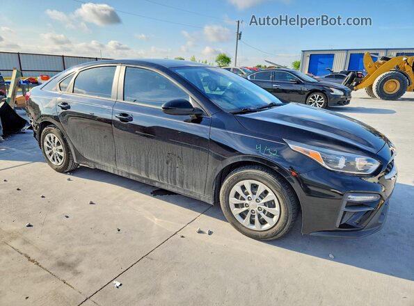 3KPF24AD9ME289874 2021 KIA FORTE Черный Передняя правая четверть