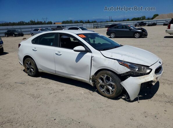 3KPF24AD9ME349622 2021 KIA FORTE Белый Передняя правая четверть