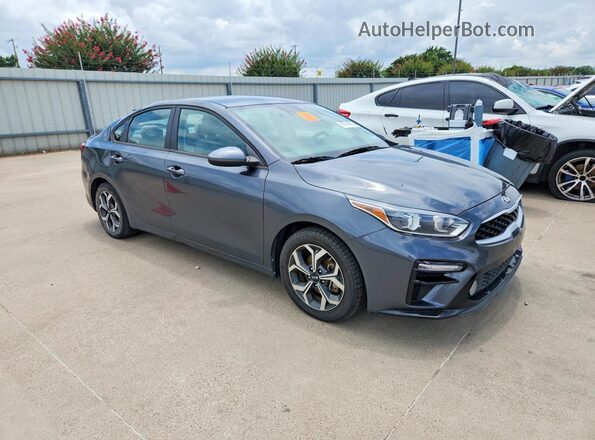 3KPF24AD9ME385312 2021 KIA FORTE Gray Front right