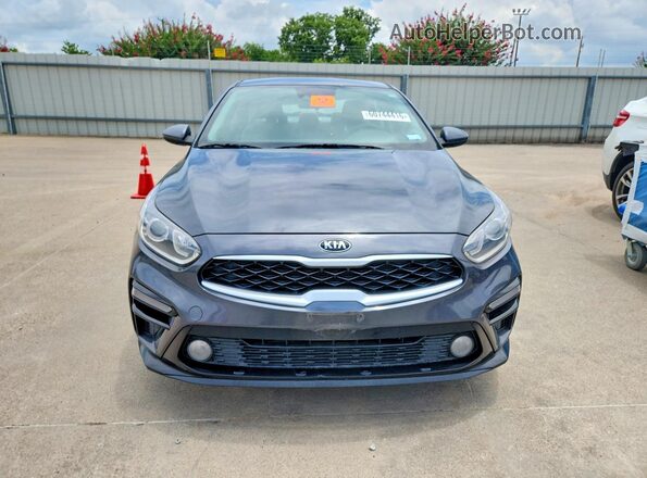 3KPF24AD9ME385312 2021 KIA FORTE Gray Front view