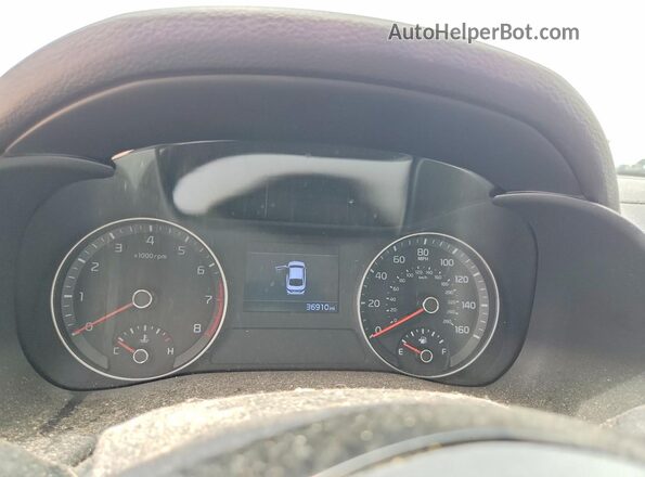 3KPF24AD9ME385312 2021 KIA FORTE Gray Instrument cluster view