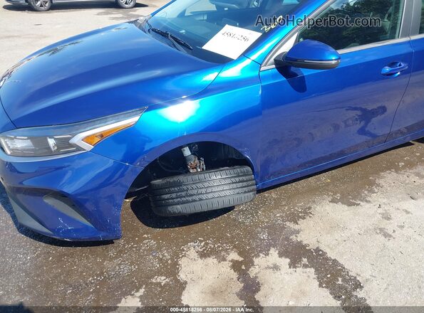 3KPF24AD9NE433828 2022 KIA FORTE Blue Вид спереду
