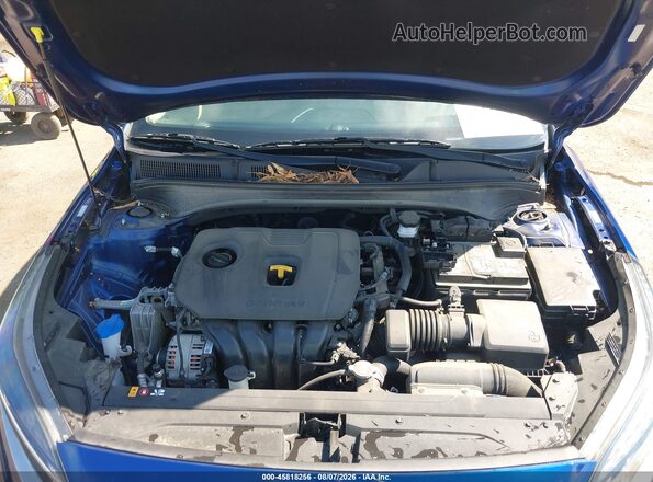 3KPF24AD9NE433828 2022 KIA FORTE Blue Вид ззаду