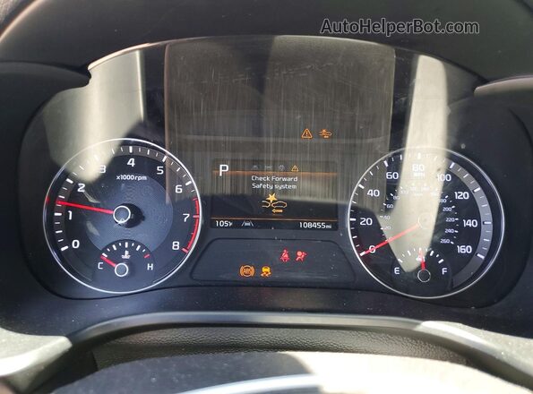 3KPF24AD9NE459037 2022 KIA FORTE Gray Widok zestawu wskaźników
