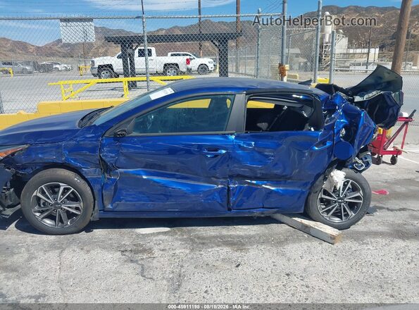 3KPF24AD9PE517974 2023 KIA FORTE Blue Вид щитка приладів