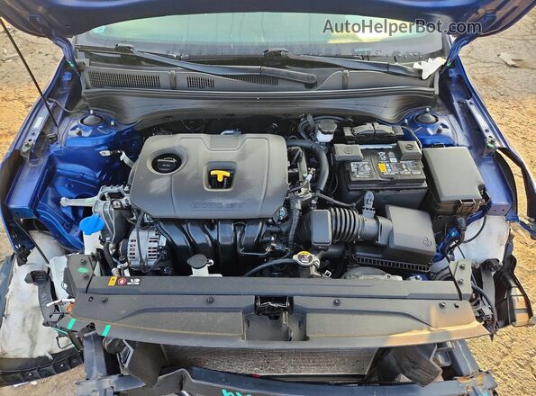 3KPF24AD9PE648189 2023 KIA FORTE Blue Widok wnętrza z tyłu