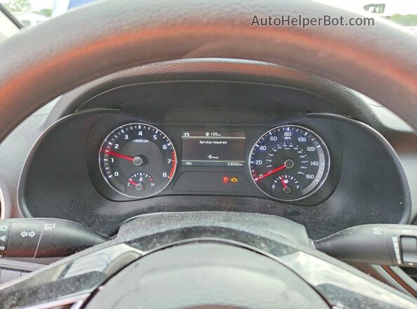 3KPF24AD9PE661802 2023 KIA FORTE Blue Instrument cluster view