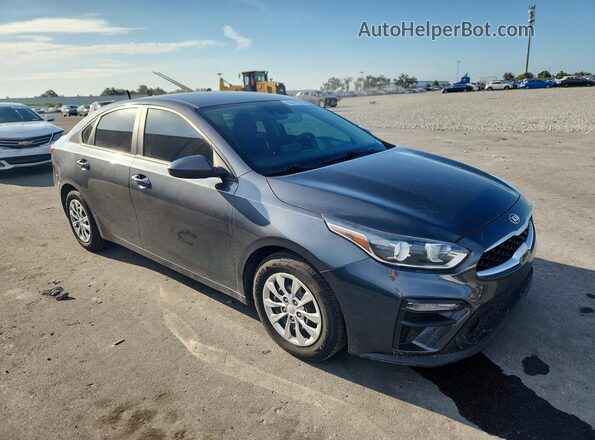 3KPF24ADXKE007271 2019 KIA FORTE Gray Dashboard view