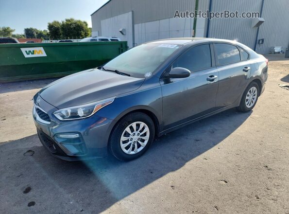 3KPF24ADXKE007271 2019 KIA FORTE Gray Rear left