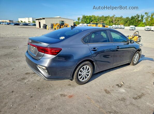 3KPF24ADXKE007271 2019 KIA FORTE Gray Rear view