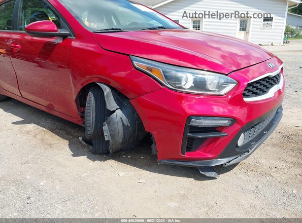 3KPF24ADXKE009988 2019 KIA FORTE Red Вид спереду