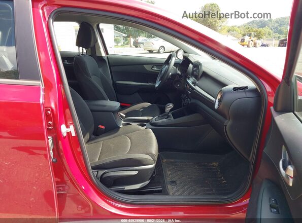 3KPF24ADXKE009988 2019 KIA FORTE Red Вид салону спереду
