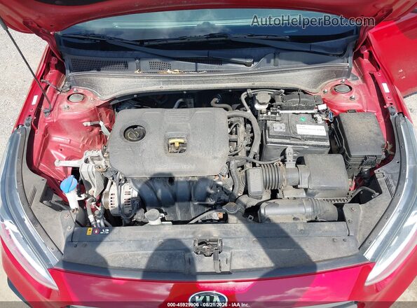 3KPF24ADXKE009988 2019 KIA FORTE Red Вид ззаду