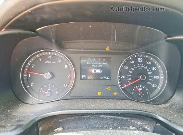3KPF24ADXKE015032 2019 KIA FORTE Red Widok zestawu wskaźników
