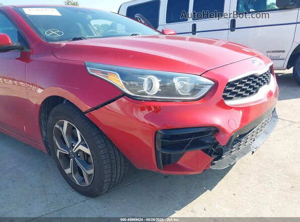 3KPF24ADXKE075165 2019 KIA FORTE Red Vista frontal