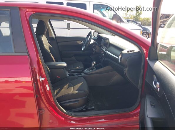 3KPF24ADXKE075165 2019 KIA FORTE Red Vista interior delantera
