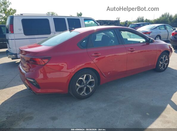 3KPF24ADXKE075165 2019 KIA FORTE Red Trasero derecho