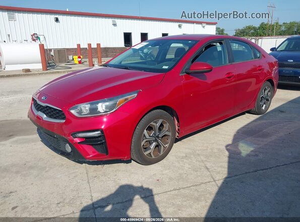 3KPF24ADXKE075165 2019 KIA FORTE Red Vista tres cuartos delantera izquierda
