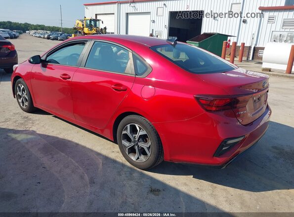 3KPF24ADXKE075165 2019 KIA FORTE Red Trasero izquierdo