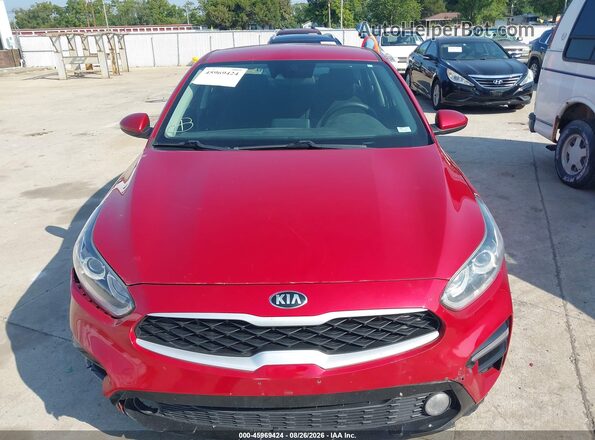 3KPF24ADXKE075165 2019 KIA FORTE Red Vista del cuadro de instrumentos