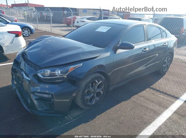 3KPF24ADXKE103188 2019 KIA FORTE Dark Blue Przód lewy