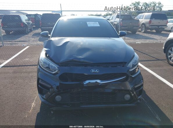 3KPF24ADXKE103188 2019 KIA FORTE Dark Blue Widok zestawu wskaźników