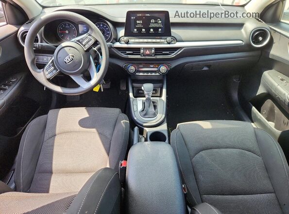 3KPF24ADXKE122775 2019 KIA FORTE Gray Առջևի վահանակի տեսք