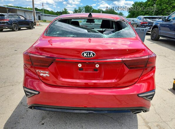 3KPF24ADXLE206435 2020 KIA FORTE Red Հետևի տեսք