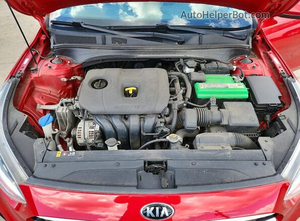 3KPF24ADXLE206435 2020 KIA FORTE Red Սալոնի հետևի տեսք