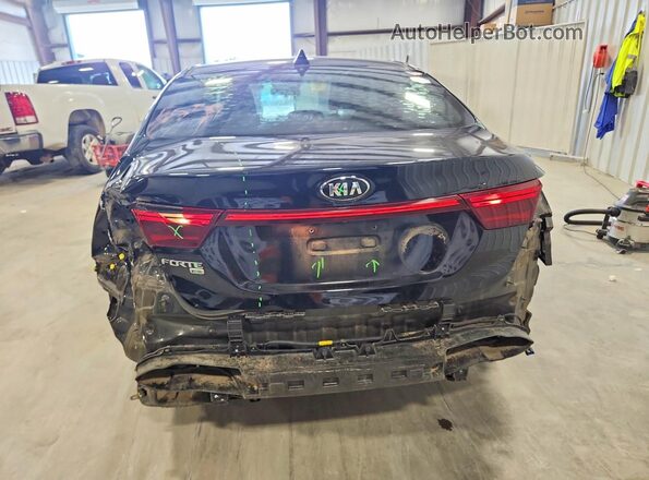 3KPF24ADXLE207522 2020 KIA FORTE Black უკანა ხედი