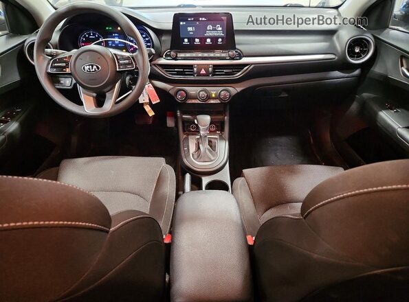 3KPF24ADXLE207522 2020 KIA FORTE Black წინა პანელის ხედი