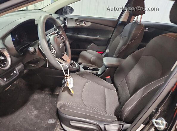 3KPF24ADXLE207522 2020 KIA FORTE Black წინა სალონის ხედი