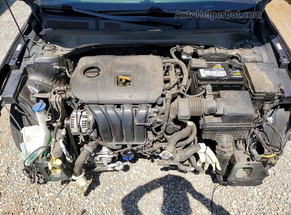 3KPF24ADXLE236499 2020 KIA FORTE Charcoal Вид задньої частини салону