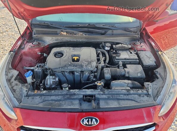 3KPF24ADXME263896 2021 KIA FORTE Red უკანა სალონის ხედი